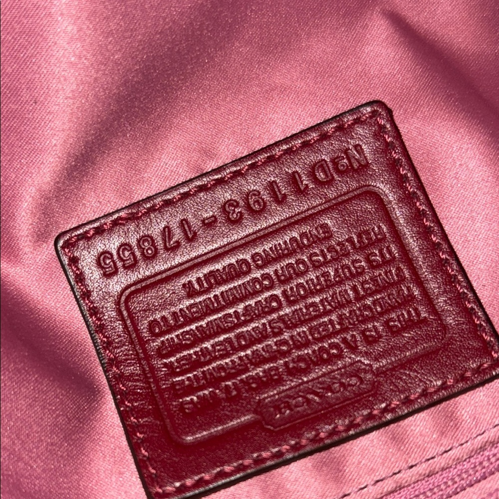 Coach Patent Leather Red Vintage Tote - Picture 8 of 13